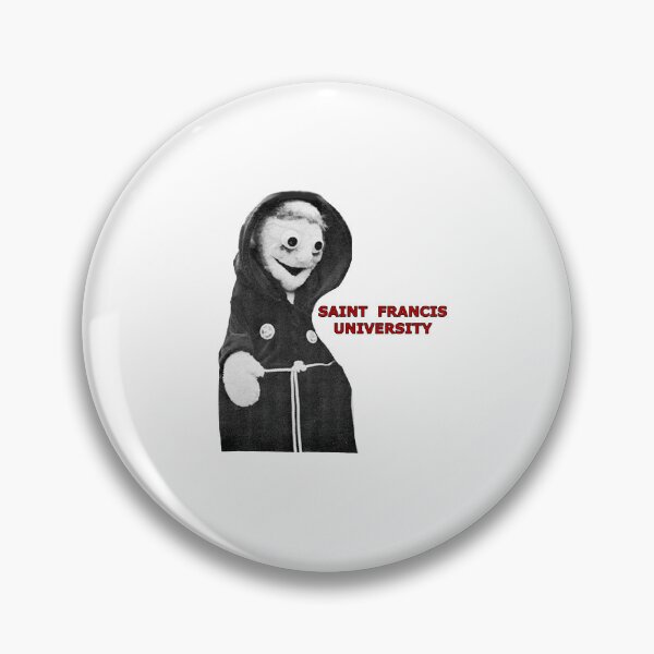 Item preview, Saint Francis University Scary Vintage Frankie  designed and sold by crystaledwitch.