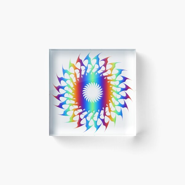 Item preview, Multicolored Spike Circle Vector designed and sold by pilb.