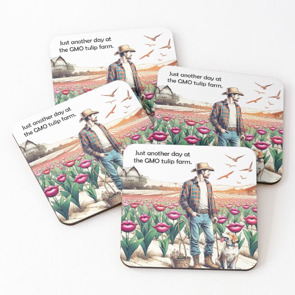 Item preview, Another day at the GMO tulip farm. designed and sold by FamouslyStupid.