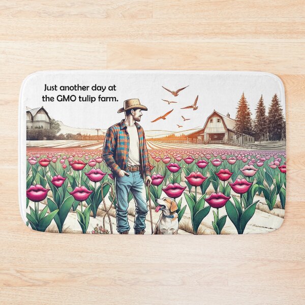 Item preview, Another day at the GMO tulip farm. designed and sold by FamouslyStupid.