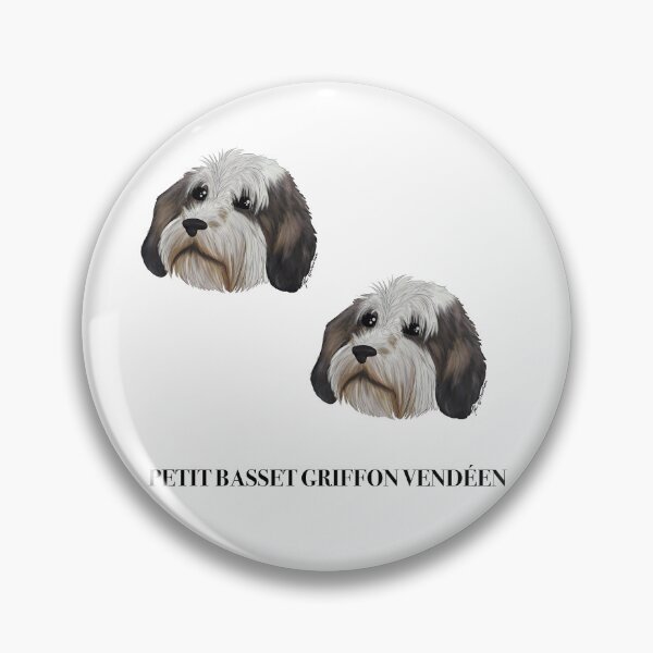 Item preview, Petit Basset Griffon Vendéen (PBGV) Dog Head Pack designed and sold by MiAmorRaina.