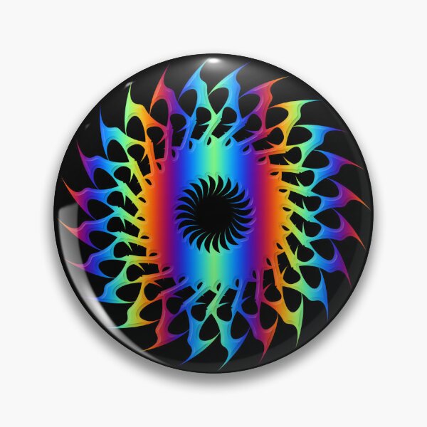 Item preview, Multicolored Spike Circle Vector designed and sold by pilb.