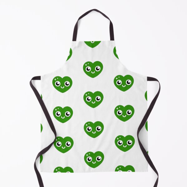 Item preview, Green Heart with eyes and mouth designed and sold by Andrew Frelas.