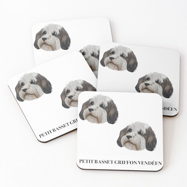 Item preview, Petit Basset Griffon Vendéen (PBGV) Dog Head Pack designed and sold by MiAmorRaina.