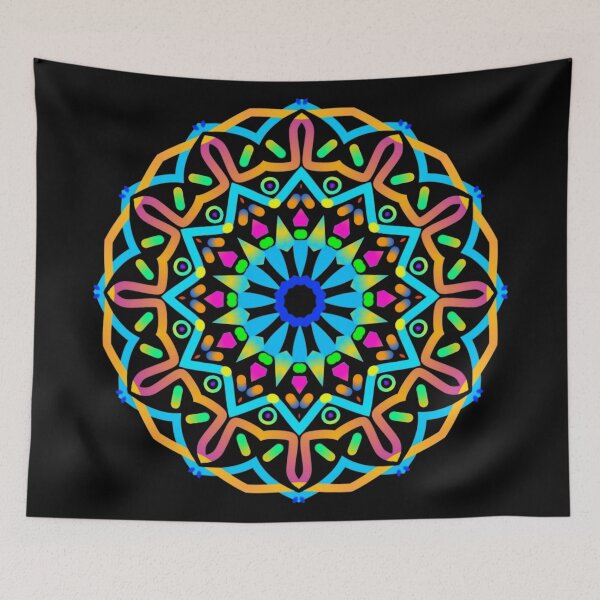 Item preview, Ferris Wheel Mandala designed and sold by SuperMoniHalo.