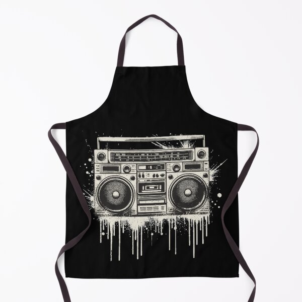 Artikelvorschau, Retro Graffiti Boombox - Ghetto Blaster Vintage im 80er-Jahre-Stil entworfen und verkauft von Urban-Alien.