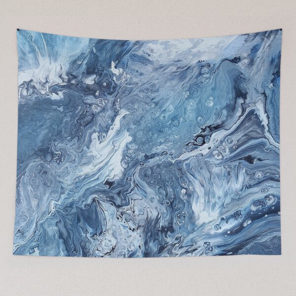 Item preview, Acrylic pour painting - Ocean designed and sold by k9printart.
