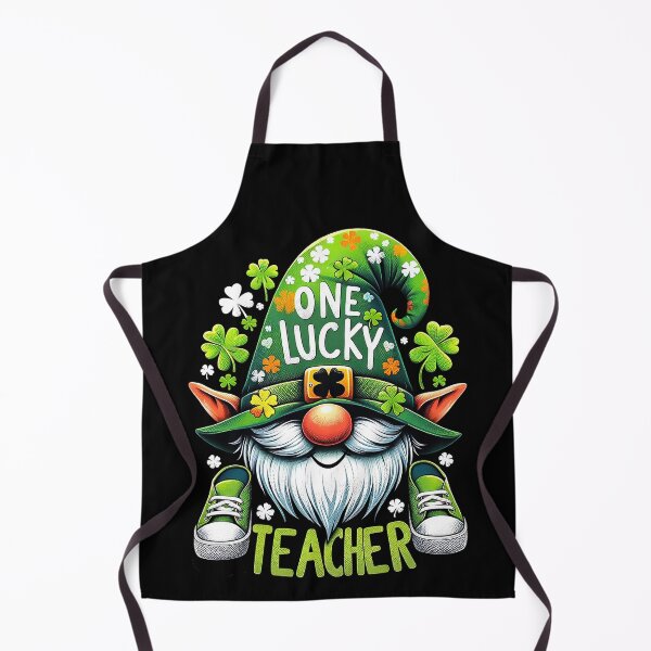 Item preview, St Patricks Day Lucky Teacher Gnome Saint Paddys Groovy Women T-Shirt designed and sold by MAPDDesigns.