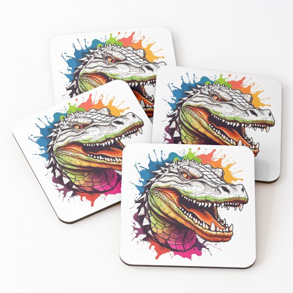 Item preview, Explosive Crocodile Fury Art designed and sold by C.Kav.Art.