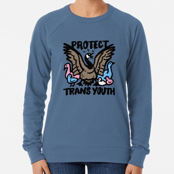 Item preview, PROTECT TRANS YOUTH Geese designed and sold by Mike Hooves.