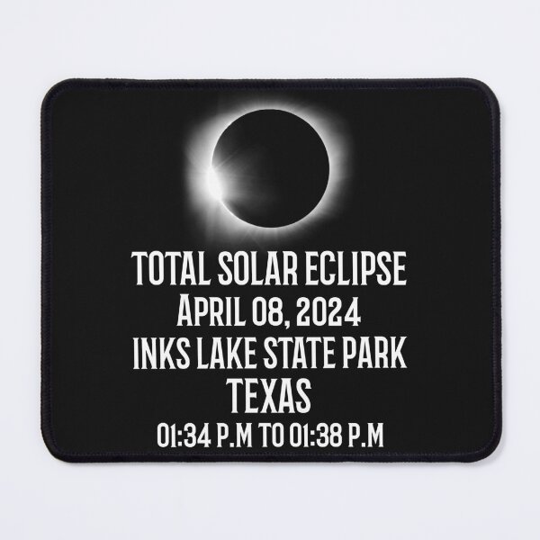 Item preview, Total Solar Eclipse 2024, Inks Lake State Park, Texas designed and sold by 87-Aesthetics.