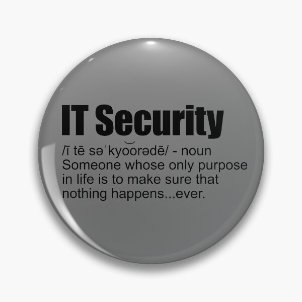Item preview, IT Security Definition Funny Cybersecurity Cyber Security Gear designed and sold by DynamicDesign.