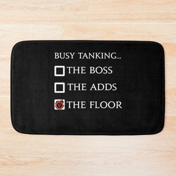 Item preview, Dragoon Funny meme - Busy tanking... the floor? FFXIV MMORPG designed and sold by Japatonic Shop.