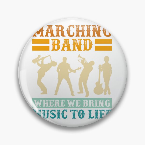 Item preview, Funny Marching Instruments Marching Band Musician Vintage  designed and sold by roboartpixel.