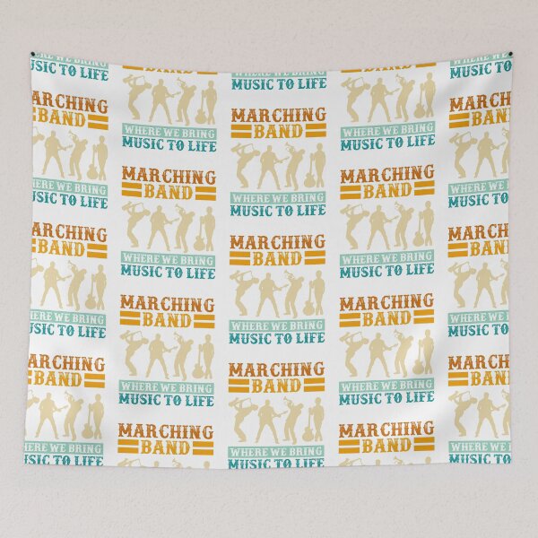 Item preview, Funny Marching Instruments Marching Band Musician Vintage  designed and sold by roboartpixel.