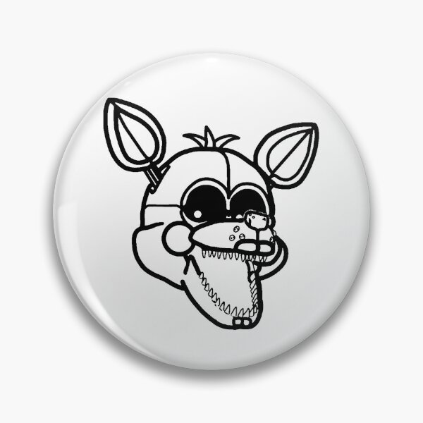 Item preview, black lolbit outline  designed and sold by paarthurnaxx.