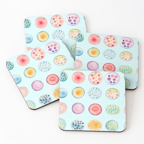 Item preview, Microscopic Marvels: Petri Palette- Light Cyan designed and sold by fabinthelab.