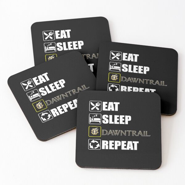 Item preview, Eat sleep DAWNTRAIL Repeat funny meme FFXIV  designed and sold by Japatonic Shop.