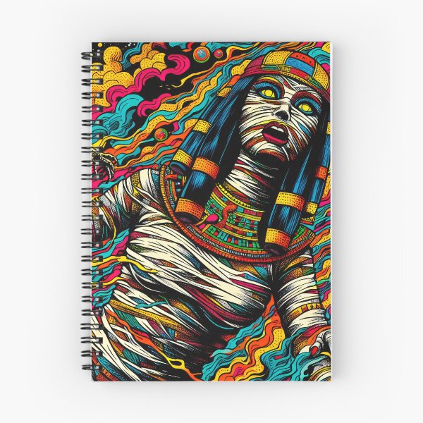 Item preview, Trippy Psychedelic Adventurous Mummy Girl designed and sold by AIPixelMaster.