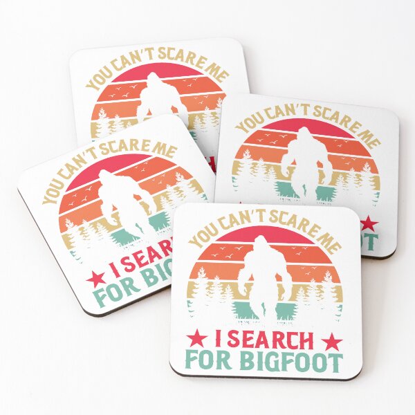 Item preview, You Can't Scare Me Cute Funny Bigfoot Searcher Retro Vintage designed and sold by roboartpixel.