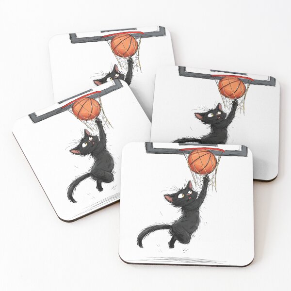 Item preview, Black Cat Holding On  designed and sold by LucyArtDesign.