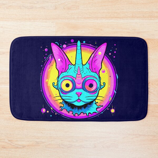 Item preview, Art By Minga Rockin' Unicorn Kitty design designed and sold by Artbyminga.