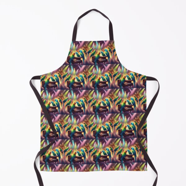 Item preview, Parrots and piano designed and sold by Artbellachi.