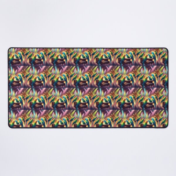 Item preview, Parrots and piano designed and sold by Artbellachi.