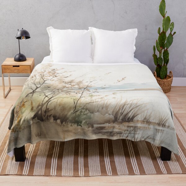 Item preview, Riverside Flora Harmony Painting designed and sold by PigmentPulse.
