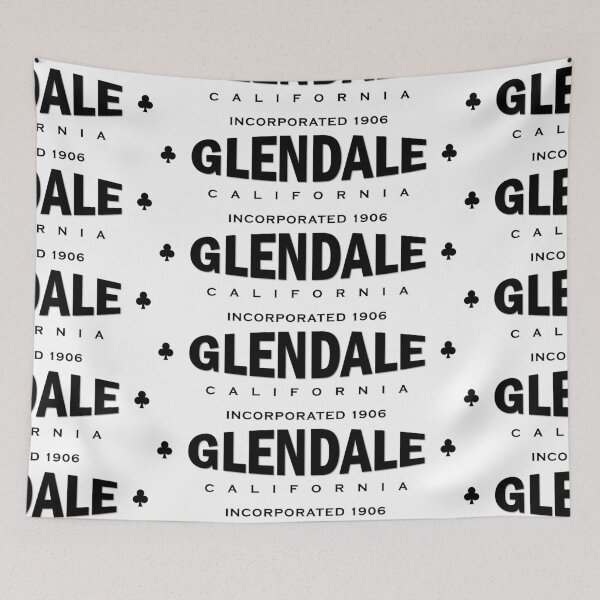 Item preview, GLENDALE CALIFORNIA INC CLUB INFLATED (Transparent Black) by Mistah Wilson designed and sold by The Street Sign Store.