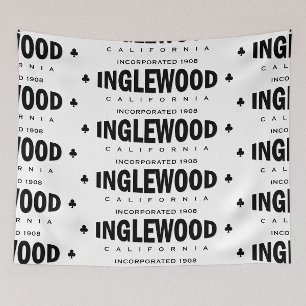 Item preview, INGLEWOOD CALIFORNIA INC CLUB INFLATED (Transparent Black) by Mistah Wilson designed and sold by The Street Sign Store.