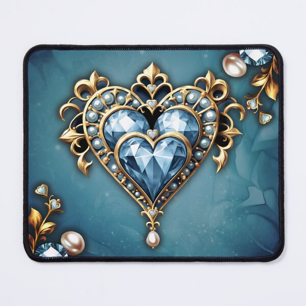 Item preview, Beautiful noble blue heart. designed and sold by nicky2342.