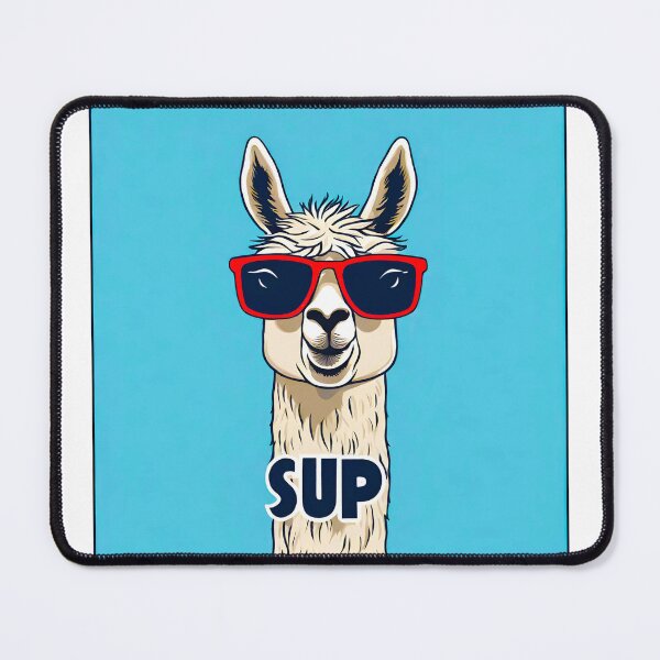 Item preview, Cool 'Sup Llama Art designed and sold by Tom-Johnson.