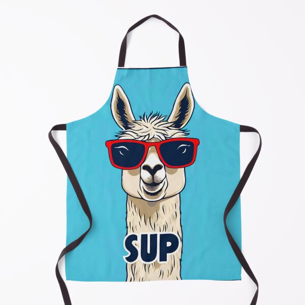 Item preview, Cool 'Sup Llama Art designed and sold by Tom-Johnson.