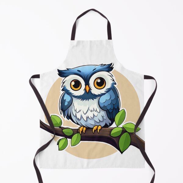 Item preview, Cute Cartoon Owlet on a Branch designed and sold by UBdesign.