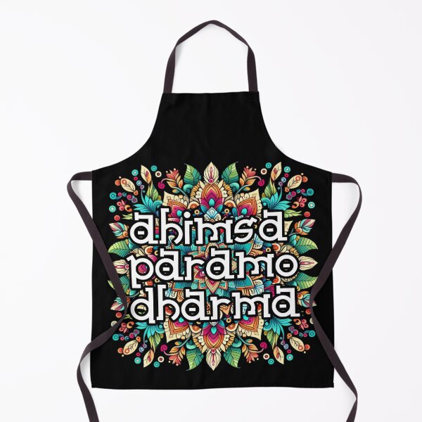 Item preview, Ahimsa Paramo Dharma Mandala. Non-violence is the highest duty: Colorful Harmony in Red, Green, Blue, Yellow, Orange, Purple, Pink designed and sold by SplashTastic.