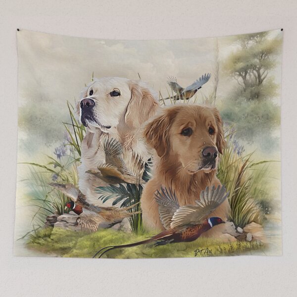 Item preview, Labrador Retrievers with Pheasant ,Art  designed and sold by TammyHunterArt.