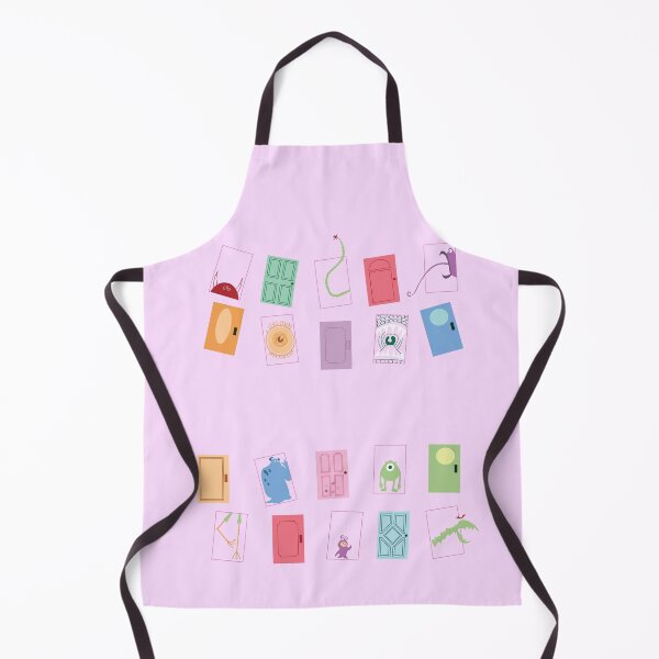 Item preview, Boo's Door and Monsters Pattern In Pink Pastel Color designed and sold by MagicalWardrobe.