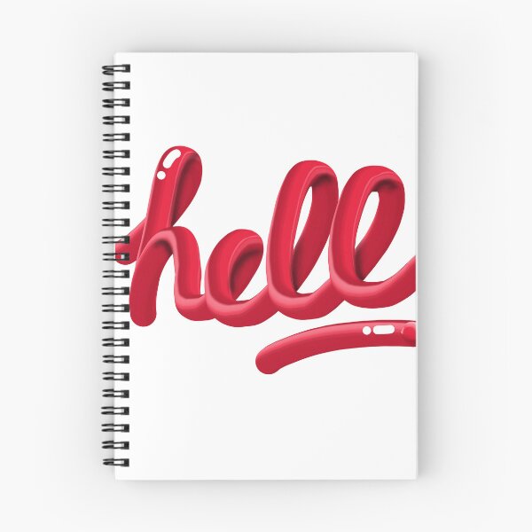 Item preview, Red Hell Lettering designed and sold by AMGraphicStudio.