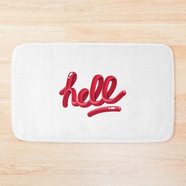 Item preview, Red Hell Lettering designed and sold by AMGraphicStudio.