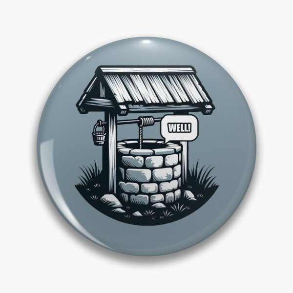 Item preview, Well!, playful and punny phrase, wordplay designed and sold by FattyBeaver.