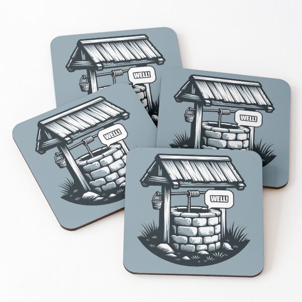 Item preview, Well!, playful and punny phrase, wordplay designed and sold by FattyBeaver.