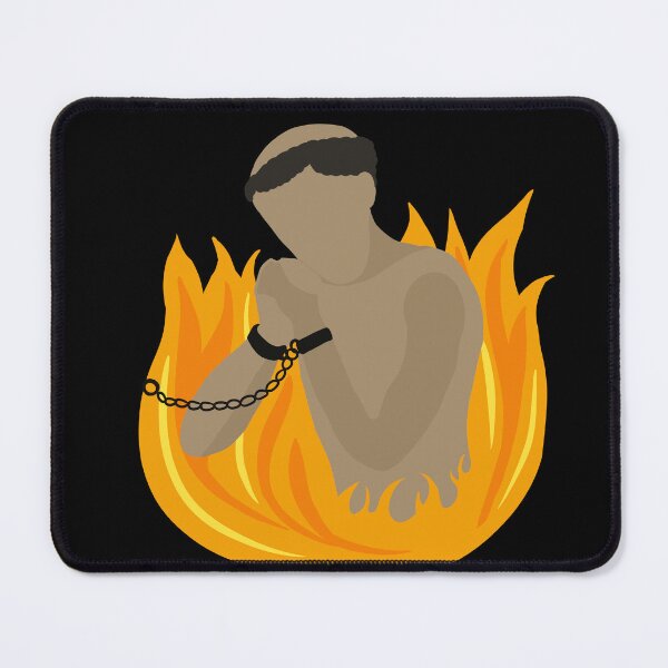 Item preview, Anima Sola (The Lonely Soul) : Catholic Purgatory Graphic Art designed and sold by TheCatholicLady.