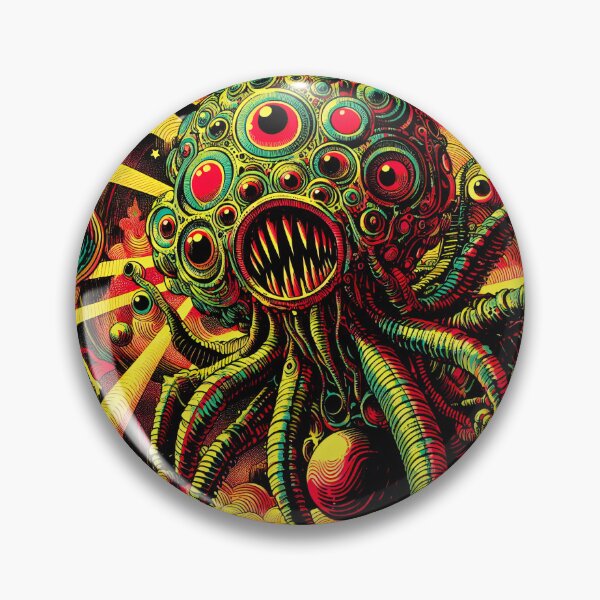 Item preview, Trippy Psychedelic Cosmic Space Horror Invasion designed and sold by AIPixelMaster.