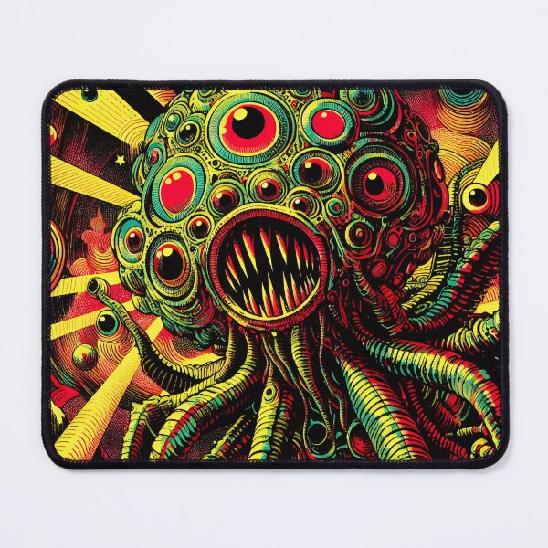 Item preview, Trippy Psychedelic Cosmic Space Horror Invasion designed and sold by AIPixelMaster.
