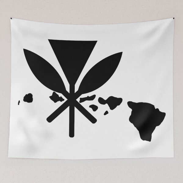 Item preview, Hawaiian Islands Kahili and paddle design designed and sold by J Uila.
