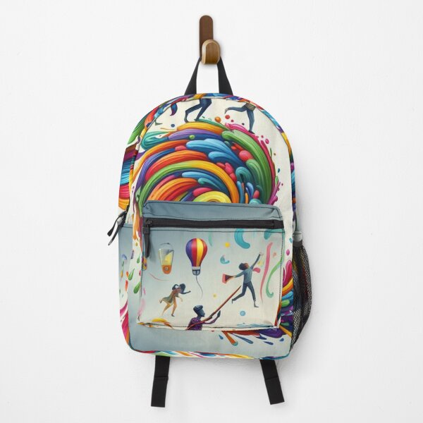 Item preview, A Creative J Word Showing a colourful paint brush with lots of creativity designed and sold by JJ Art.