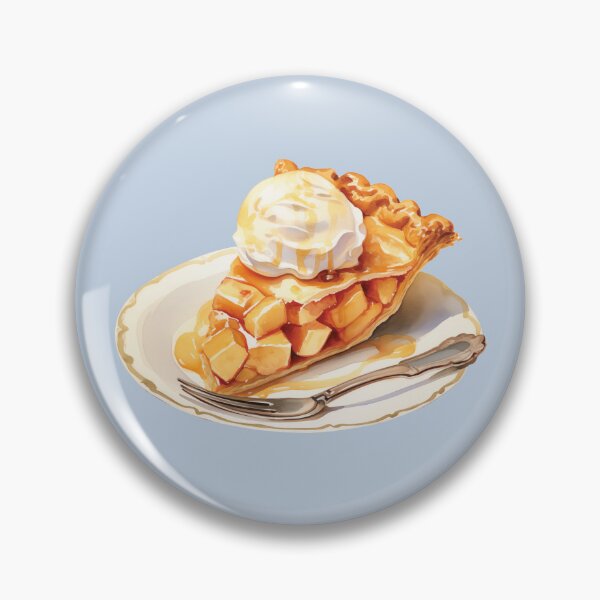 Item preview, Slice of Apple Pie and Vanilla Ice Cream designed and sold by Alicia Chee.