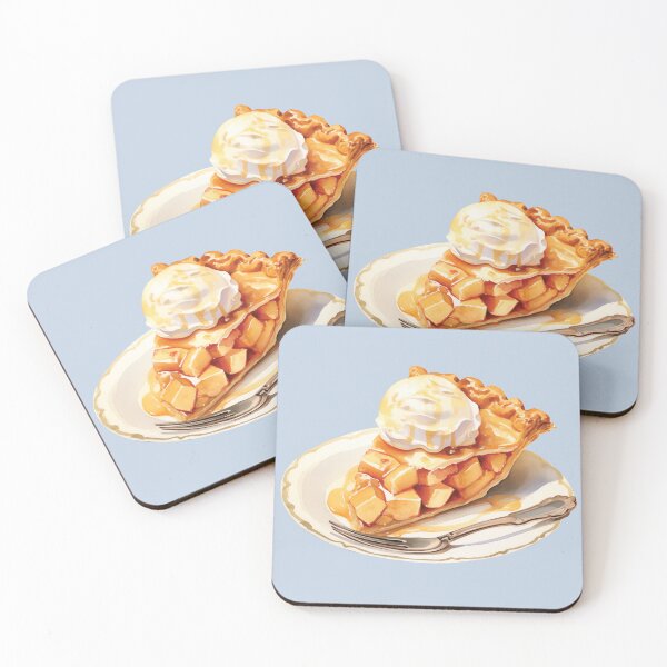 Item preview, Slice of Apple Pie and Vanilla Ice Cream designed and sold by Alicia Chee.