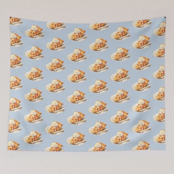 Item preview, Slice of Apple Pie and Vanilla Ice Cream designed and sold by Alicia Chee.